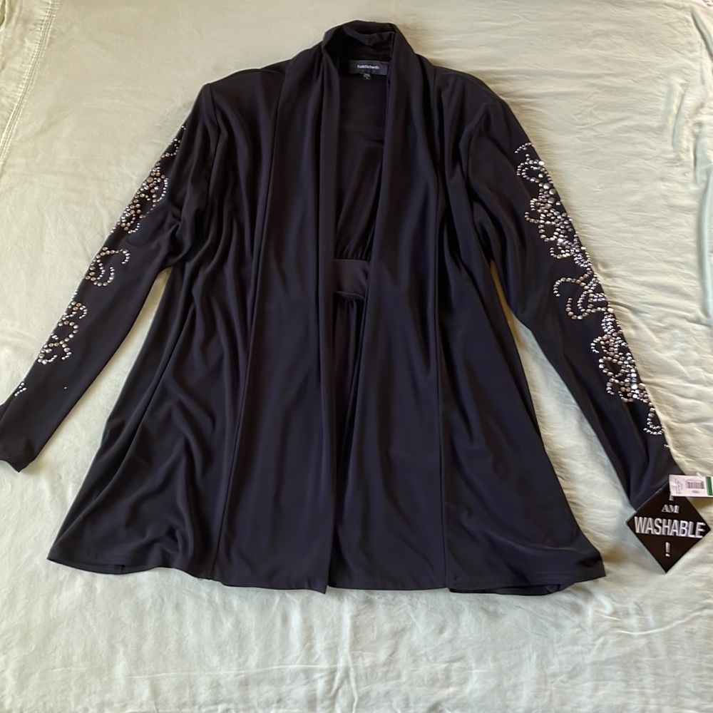 NWT R&M black studded jacket